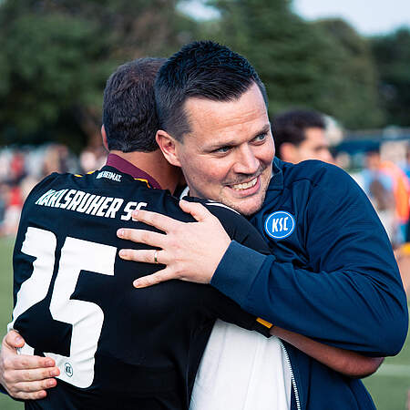 Matze Cuntz nach dem Oberliga-Aufstieg der U23.