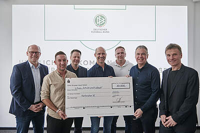 Gewinn bei "Fußball und Schule"