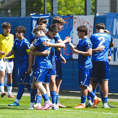 Jubel des KSC-Nachwuchses