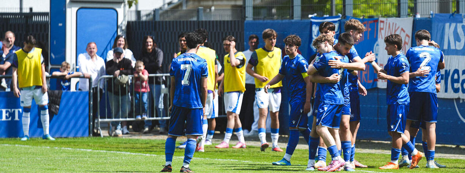 Jubel des KSC-Nachwuchses