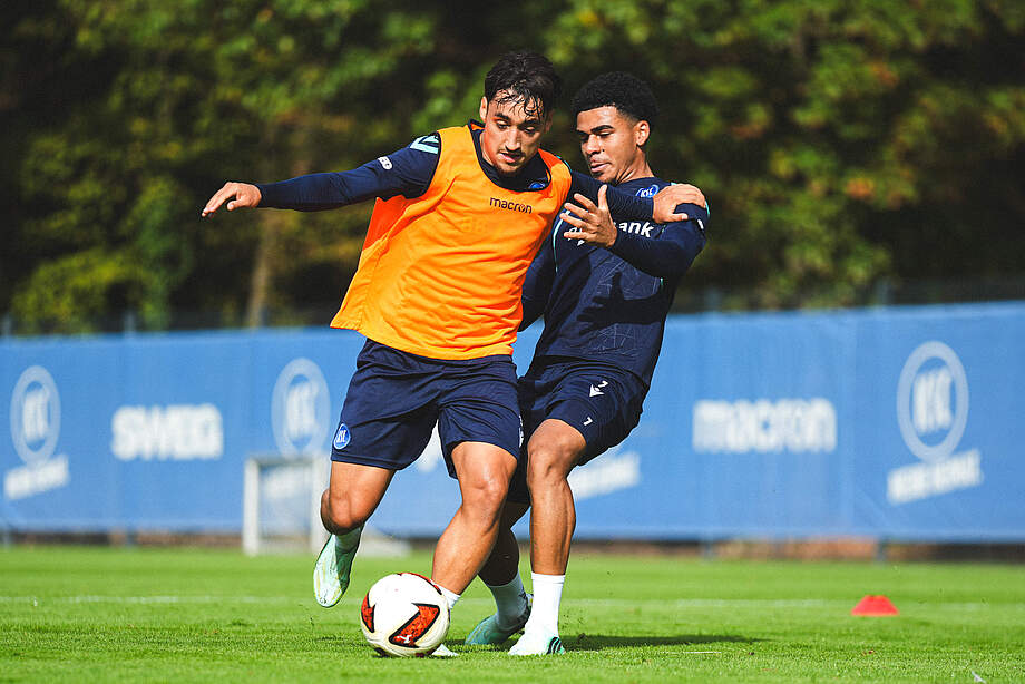 Zor und Wiethaup im Training