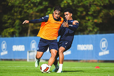 Zor und Wiethaup im Training