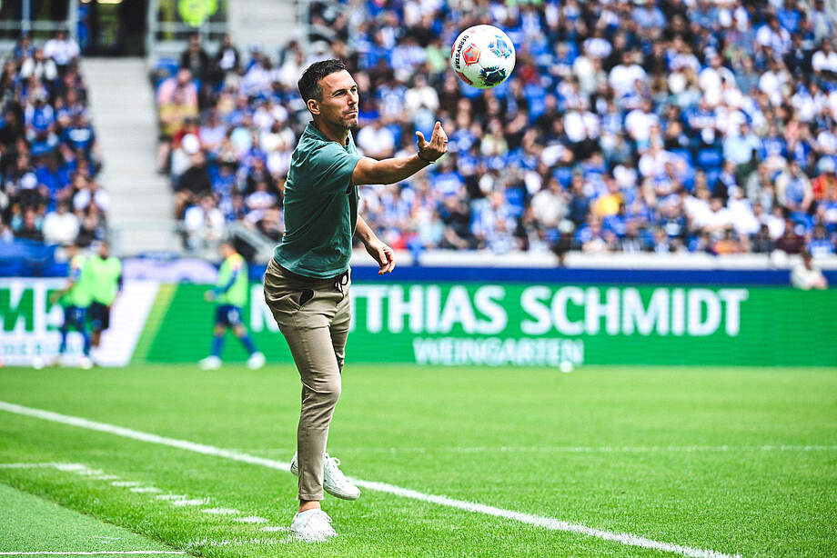 Christian Eichner beim 3:2-Heimsieg gegen Münster