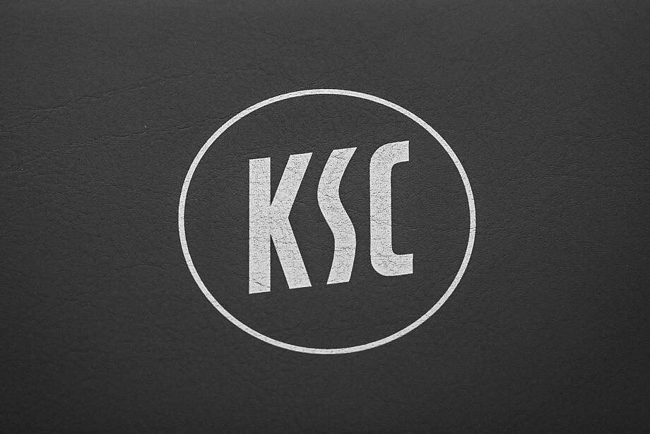 KSC-Logo in schwarz-weiß