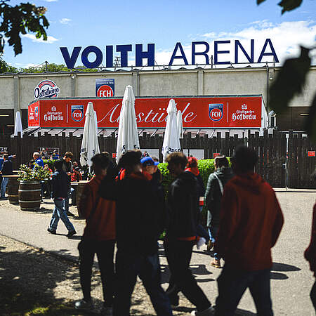 Voith-Arena von außen