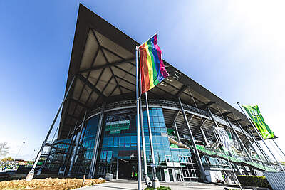 Volkswagen Arena von außen