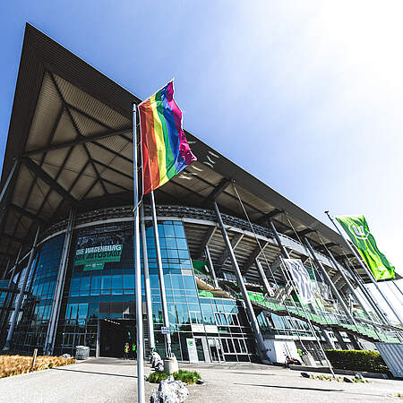 Volkswagen Arena von außen