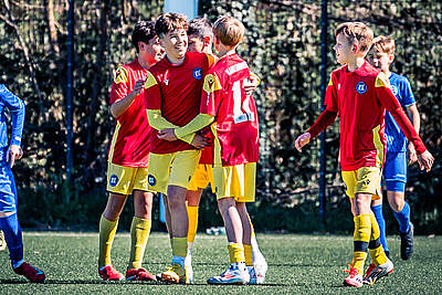 U13 beim Jubel