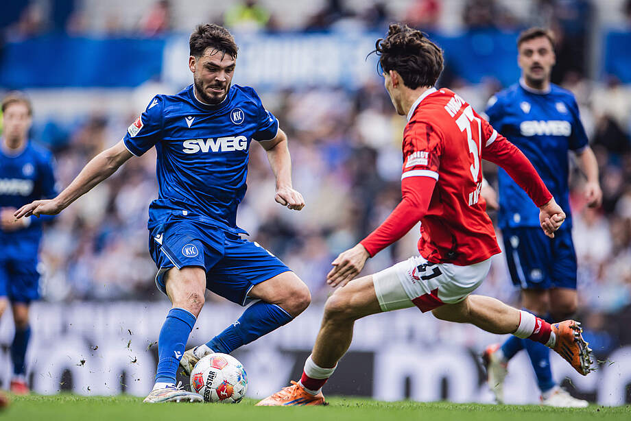 Egloff und Robinson im Zweikampf