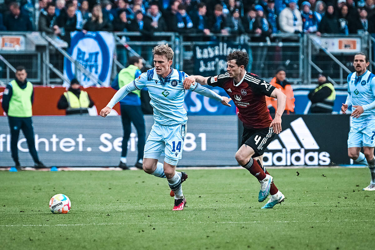 Später Ausgleich verhindert Auswärtssieg beim Club: KSC - MEINE HEIMAT.