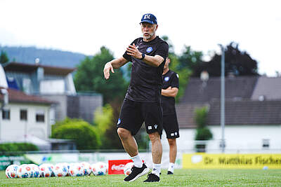 Didi Blicker im Training