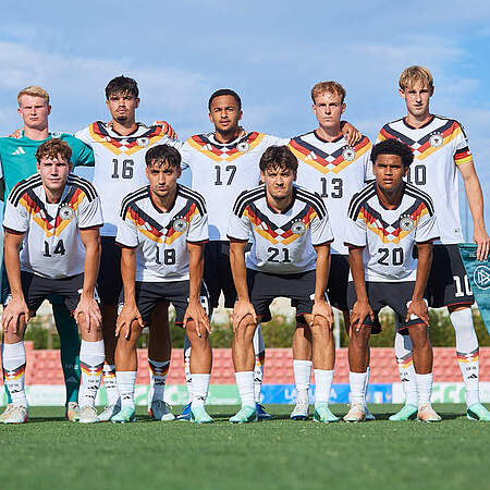Mannschaftsfoto U20 Deutschland