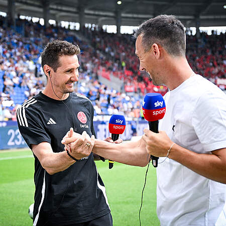 Miroslav Klose und Christian Eichner