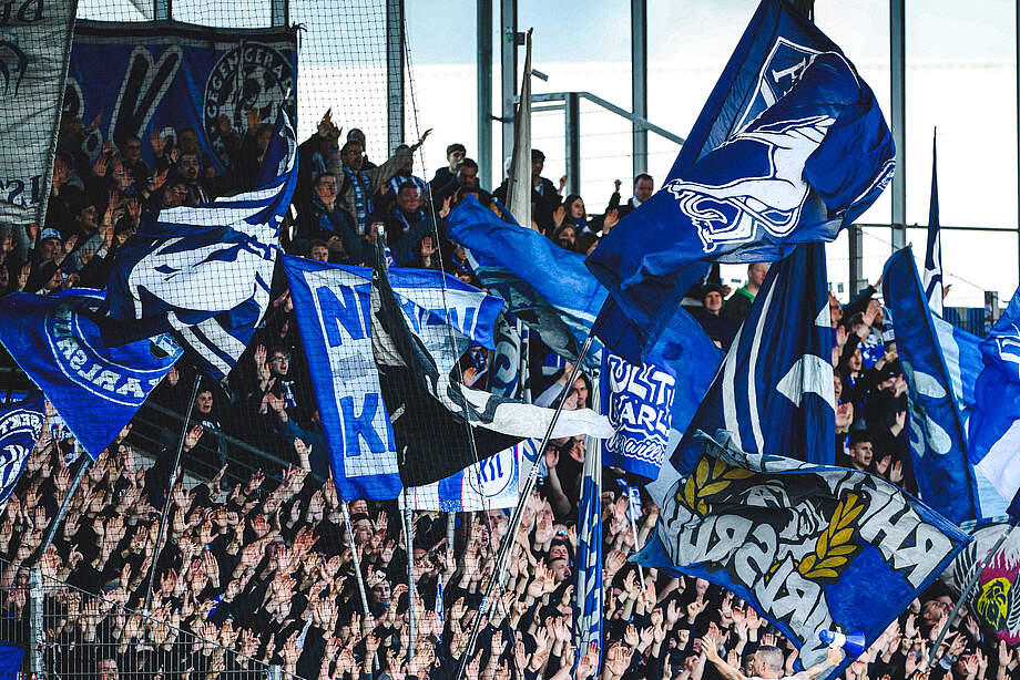 KSC-Fans in Braunschweig