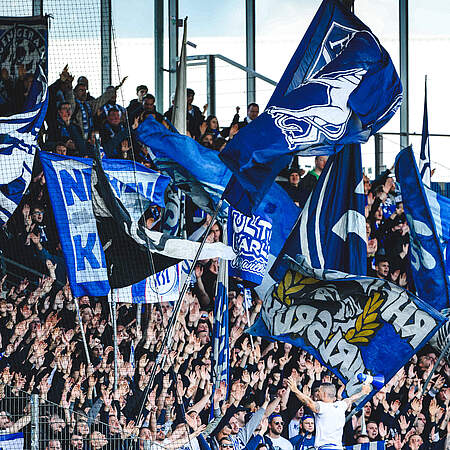 KSC-Fans in Braunschweig