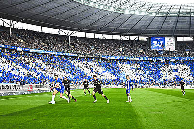 Olympiastadion beim Spiel Hertha BSC - KSC
