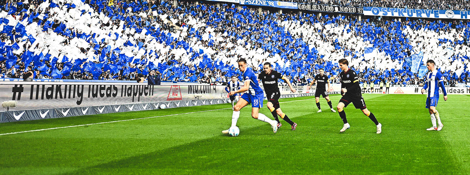 Olympiastadion beim Spiel Hertha BSC - KSC