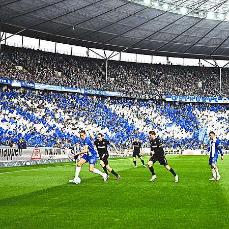 Olympiastadion beim Spiel Hertha BSC - KSC