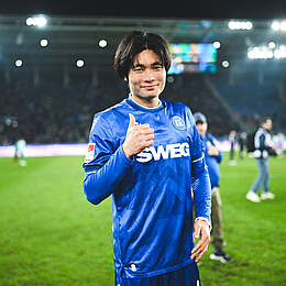 Shio Fukuda nach Abpfiff