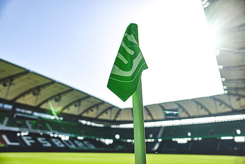 Eckfahne der Volkswagen Arena