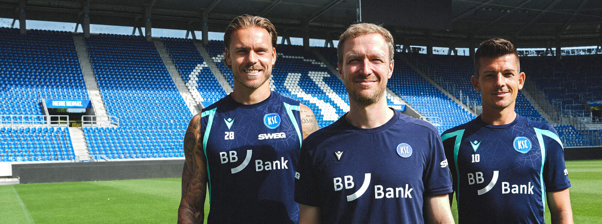 Marcel Franke, Max Senft und Marvin Wanitzek