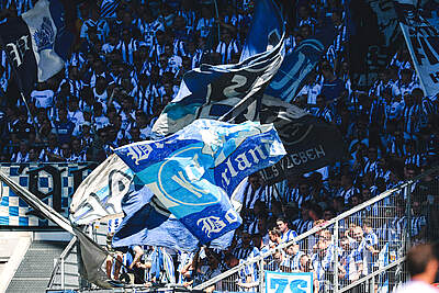 KSC-Fans in Düsseldorf