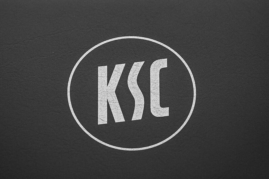 KSC-Logo in schwarz-weiß
