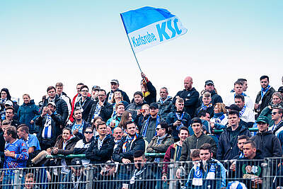 KSC-Fans in Münster