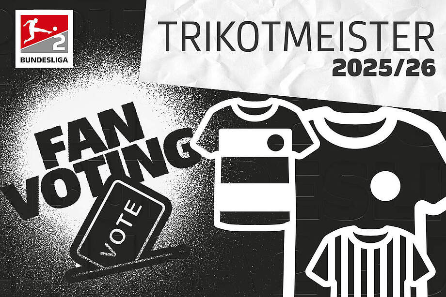 Grafik: DFL-Trikot-Voting der 2. Bundesliga