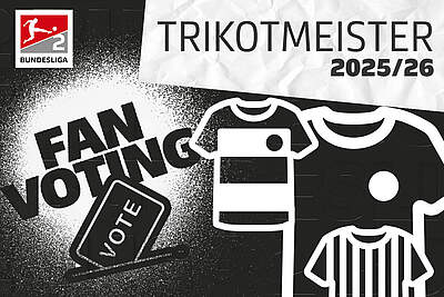 Grafik: DFL-Trikot-Voting der 2. Bundesliga