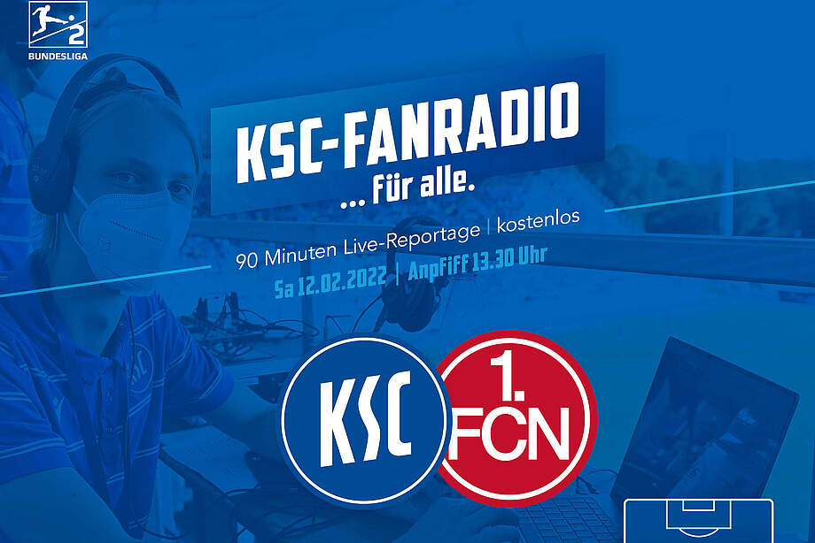 „KSCFanradio für alle“ auch gegen den Club dabei KSC MEINE HEIMAT.
