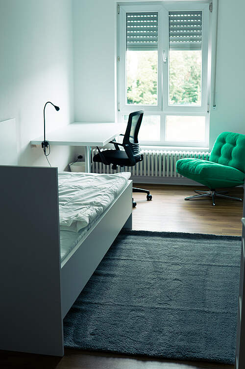Ein Spielerzimmer