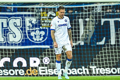 Franke nach dem Gegentor sichtlich bedient