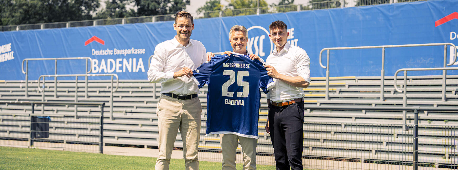 Foto zur Vorstellung des Badenia-Stadions
