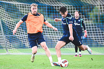 Eichinger und Ponente-Ramirez im Trainig