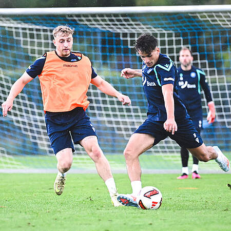 Eichinger und Ponente-Ramirez im Trainig
