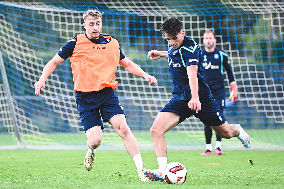 Eichinger und Ponente-Ramirez im Trainig