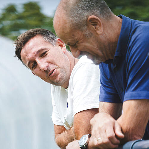 Pascal Huber und Ede Becker