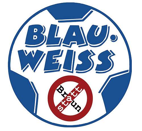 Logo von Blau-Weiss statt Braun