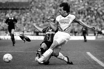 Oliver Westerbeek im Zweikampf