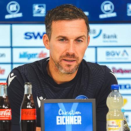 Eichner bei der PK