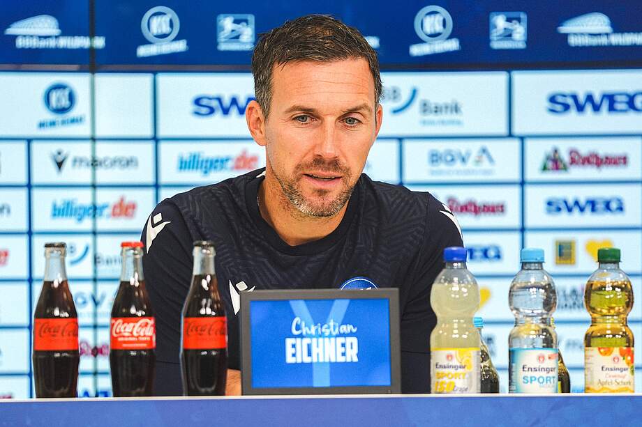 Eichner bei der PK