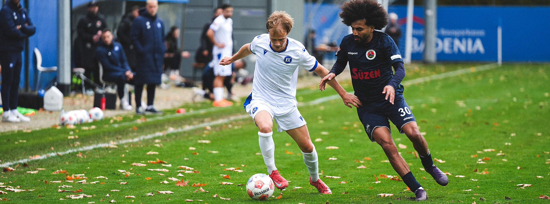 U23-Spieler Luis Dettling im Dribbling