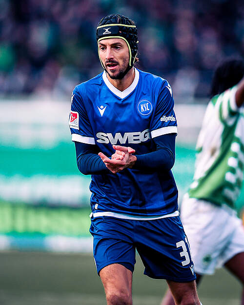 Dominik Salz bei seinem Profi-Debüt