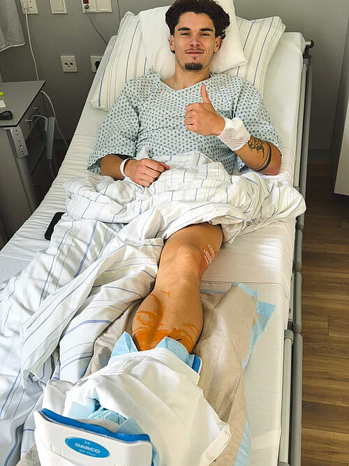 Broschinski im Krankenhaus