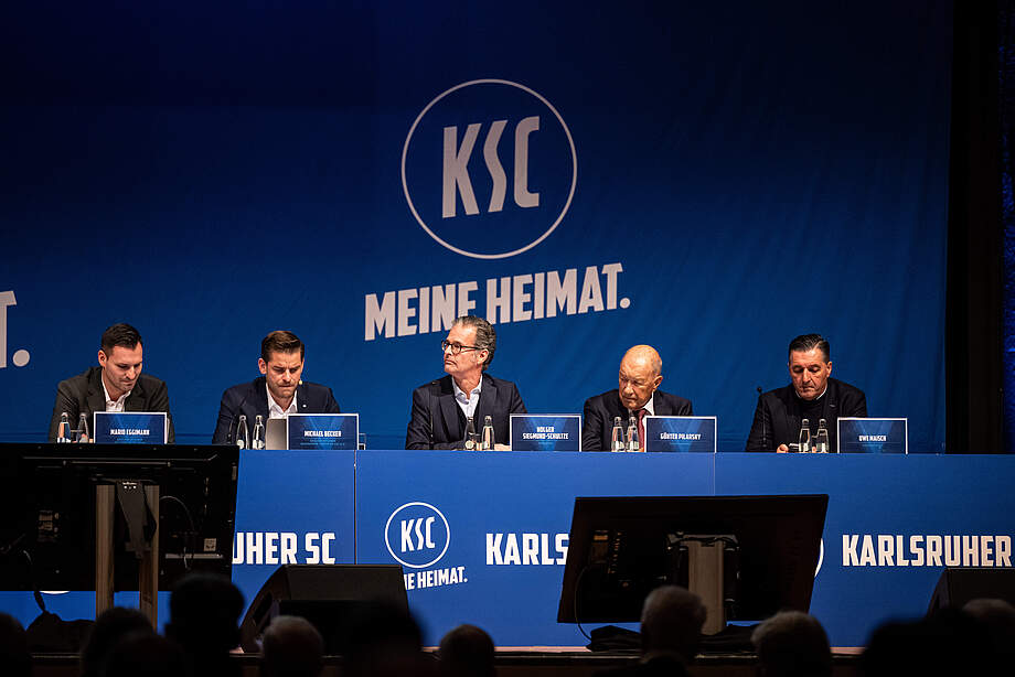 Blick aufs Pult bei der MGV