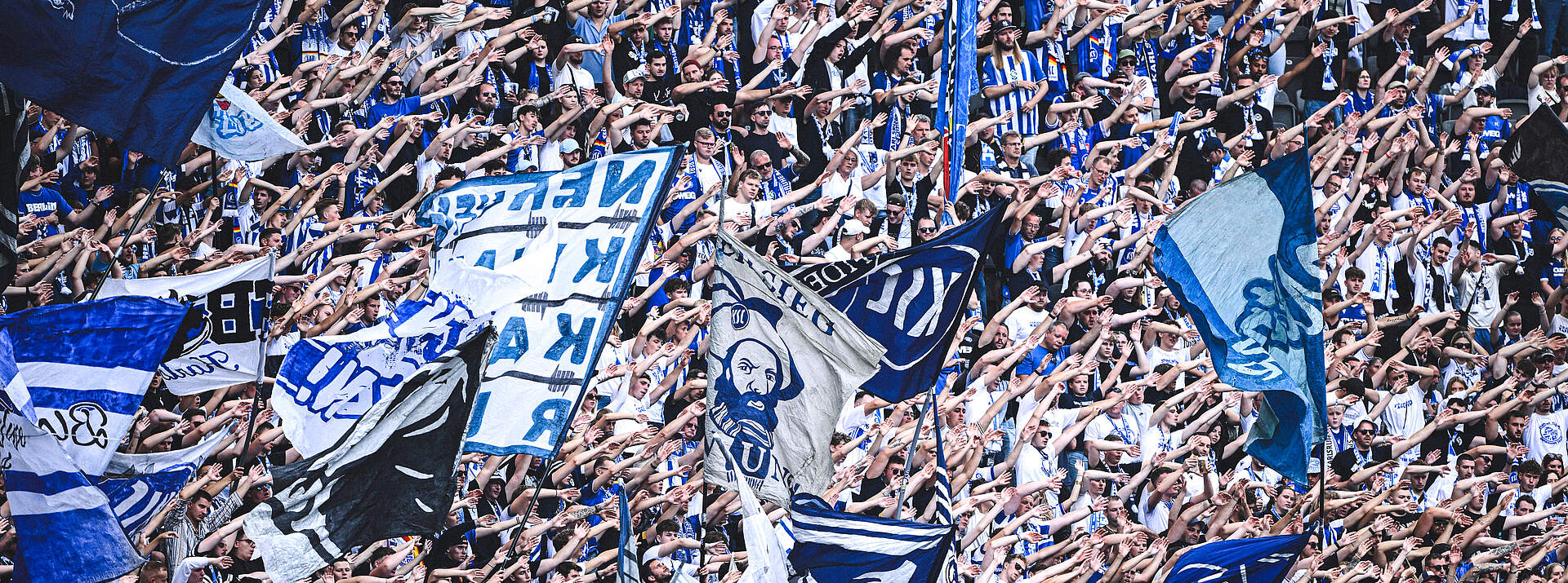 KSC-Fans im Olympiastadion