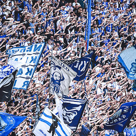 KSC-Fans im Olympiastadion