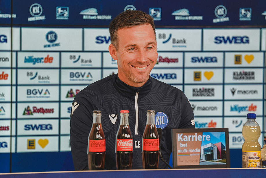 Eichner bei der PK