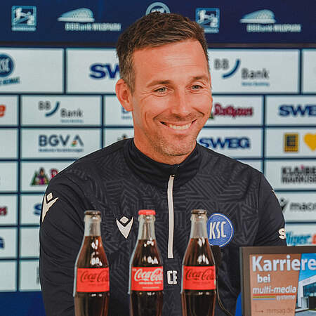 Eichner bei der PK